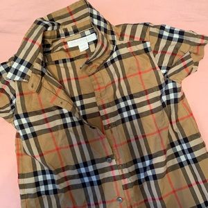 Burberry shirt size 2y worn once